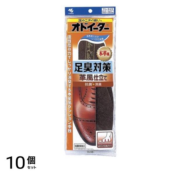 オドイーター 足臭対策 革風仕立て 1足 10個セット