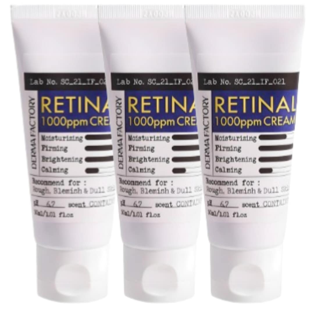 [ビーガン認証] レチナル 1000ppm クリーム 30ml * 3 / ビタミンA レチナル レチノール 毛穴弾力 皮むき出し 肌リフティング シワ対策 弾力セラム フォルテ 超高含量 レ 5,893円