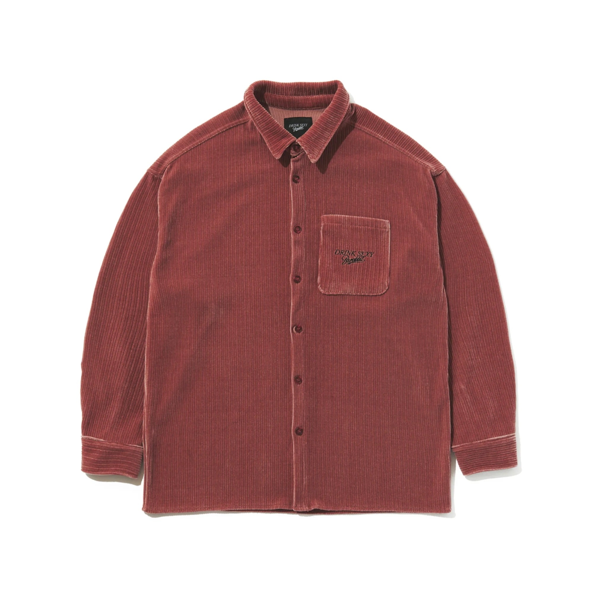 新品未使用 24-25 BSRABBIT JACKET DSXBS HEAVY CORDUROY COLLAR SHIRT INDY PINK M 安心保証 即日発送 本体 土日祝発送OK M112