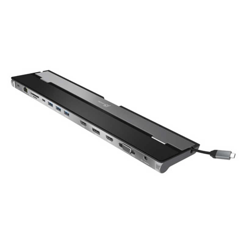 J5　Type-C Triple Display ドッキングステーションPD100W対応　JCD543 ブラック