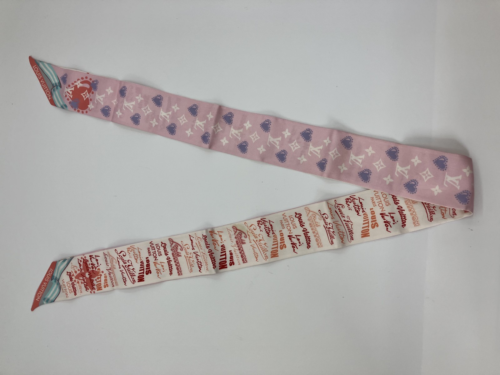 スカーフ シルク　ピンク　 116×5.5