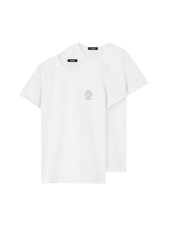 VERSACE Men T-Shirts AU10193 1A10011A1001 WHITE