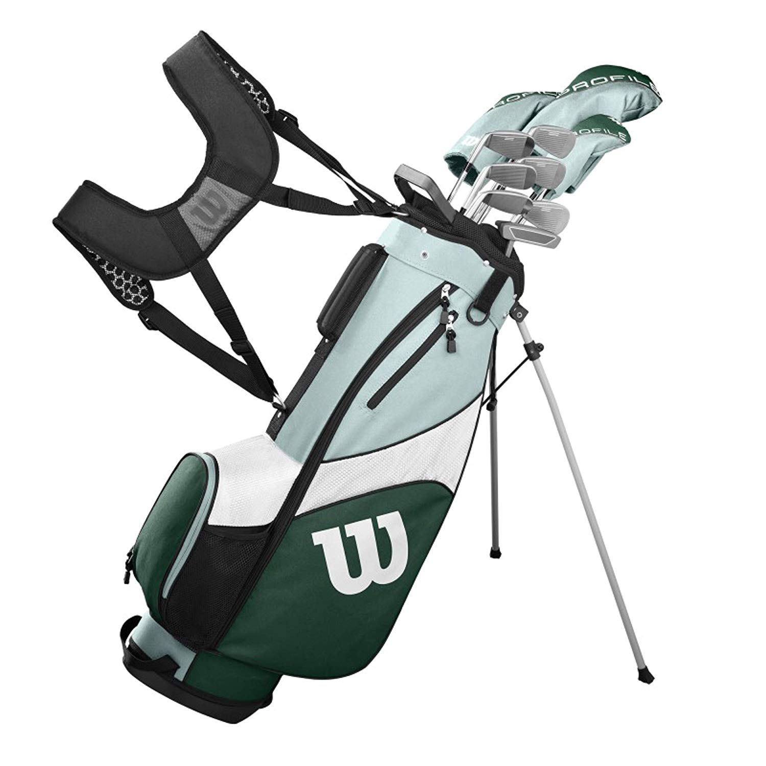 【日本限定モデル】  with Set Golf Complete Womens SGI profile golf Wilson Carry ウィルソンゴルフプロフィールSGIレディースコンプリートゴルフセットキ Bag クラブ