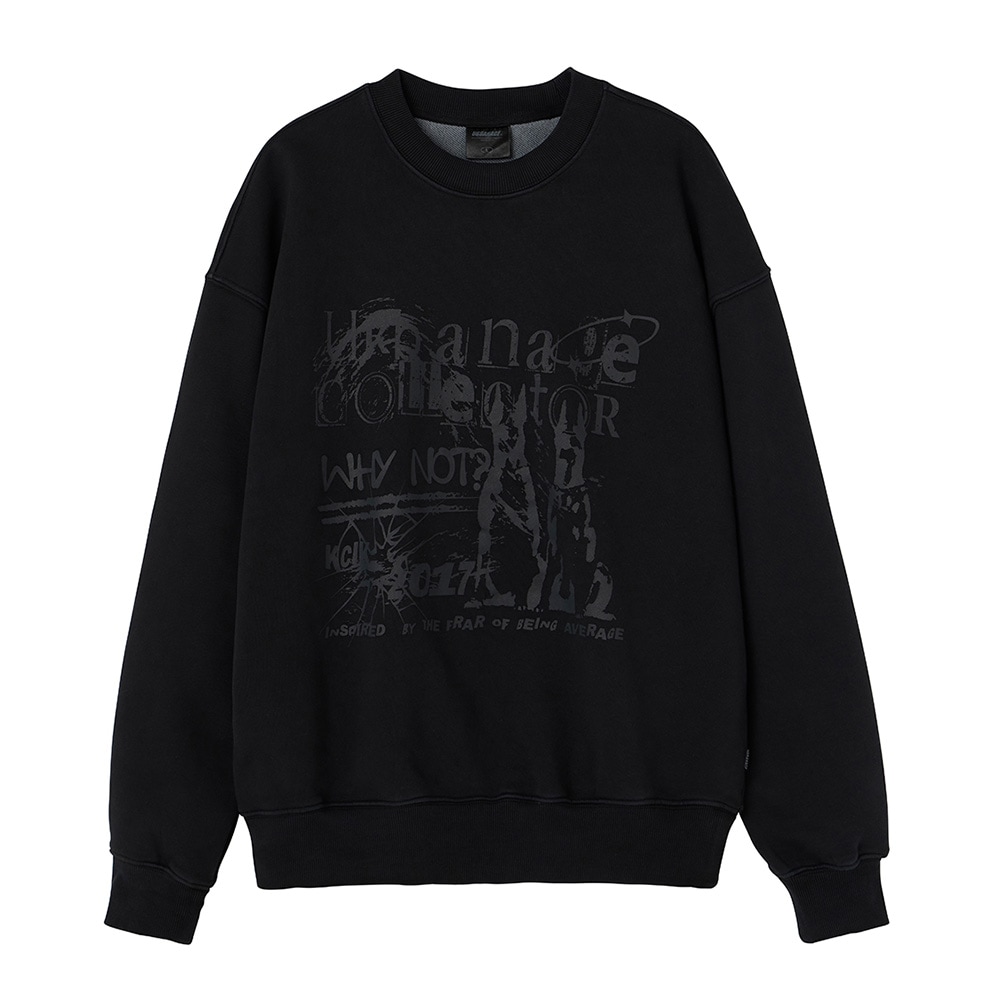 Just About Pigment Oversized Long Sleeve Black