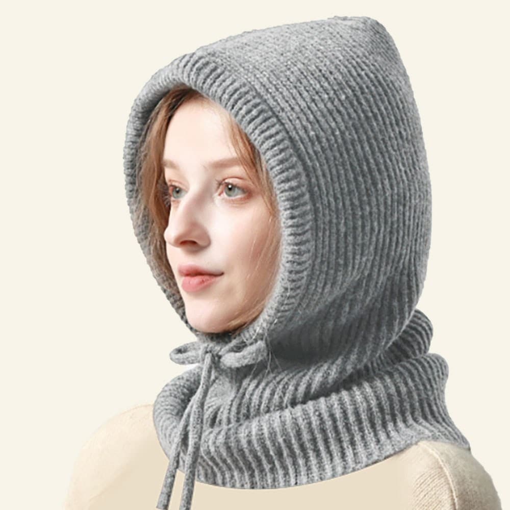 neck warmerオールマイウェイウィンターニットバラクラバドトムワイドフィット女性フードネックウォーマー