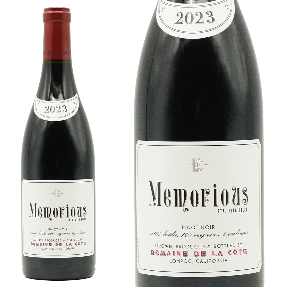 ドメーヌ ド ラ コート メモリアス ピノ ノワール サンタ リタ ヒルズ 2023 ドメーヌ ド ラ コート元詰Domaine de la Cote Memorious Pinot Noir