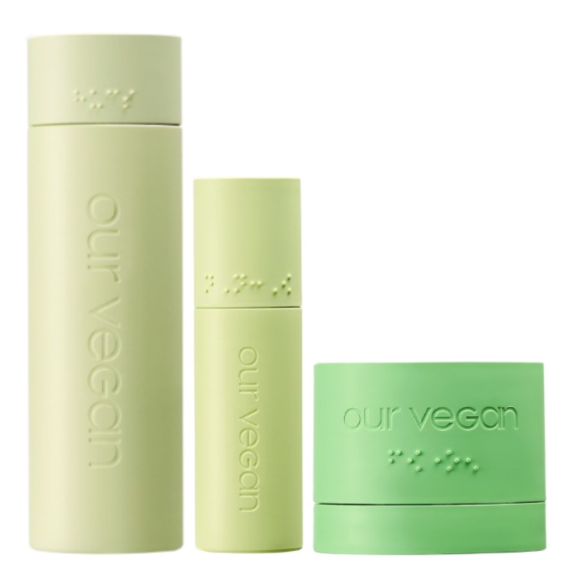 アワー ビーガン ドクダミ 水分鎮静 トナー 315ml + エッセンス70ml + クリーム53ml