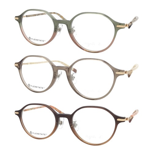 メガネ 50-0099 C01/C02/C03 48mm FLEXETATE 全3色