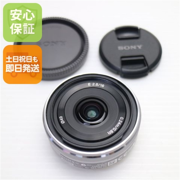 新品同様 SONY E16mm F2.8 SEL16F28 単焦点レンズ Eマウント 即日発送 土日祝発送OK 69