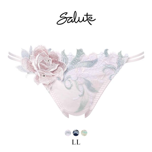 ワコール サルート 22グループ 22G ショーツ スタンダード LL ハイレッグ バックレース W