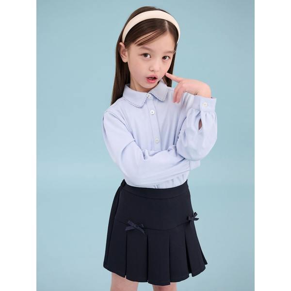 [BEANPOLE KIDS] カラー取り外しジャージーブラウス スカイブルー (BI5164G02Q)