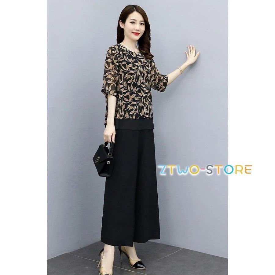 【急速出荷!】ワンピースドレスドレス4L 蝶々柄 30代 レディース かっこいい お呼ばれドレス きれいめ 結婚式 柄シャツ セットアップ リーフ柄 パンツ 50代 3L 大きいサイズ 40代 パンツ