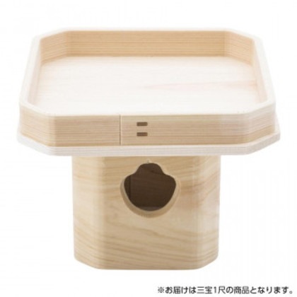 神棚の里 三宝 1尺 三方 お供え 吉野桧 お月見 鏡餅飾り