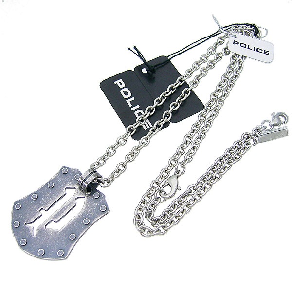 22054PSE02 SHIELD プレートネックレス POLICE 10,804円