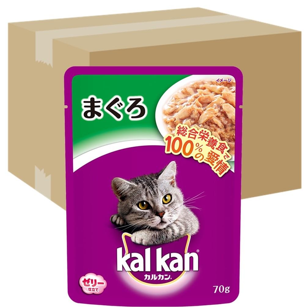 カルカン パウチ まぐろ キャットフード 成猫用 70g×160個 (ケース販売)