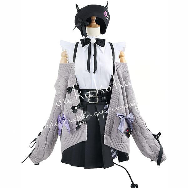 バーチャルYouTuber VTuber 風 常闇トワ とこやみ とわ コスプレ衣装ウィッグcos靴 演出服 cosplay 変装 仮装 撮影 祭り-259