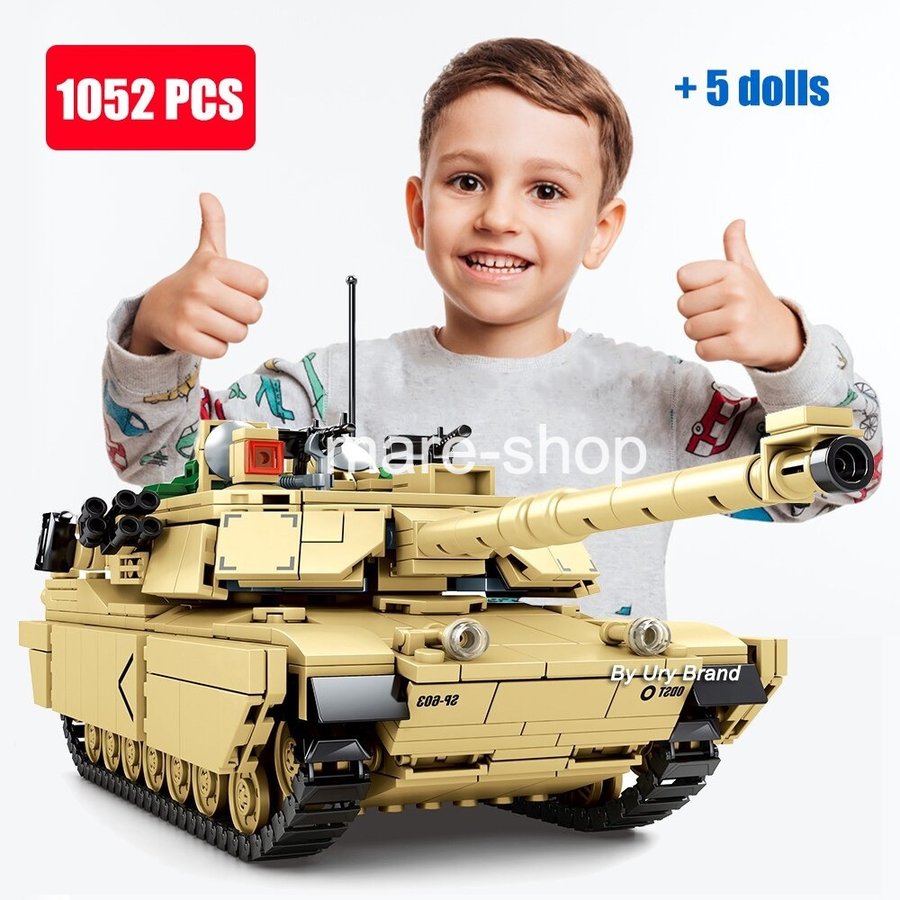 ブロック レゴ 互換 レゴ互換 戦車 ミリタリー 軍隊戦車 M1A2 知育玩具 おもちゃ 男の子 贈り物 プレゼント