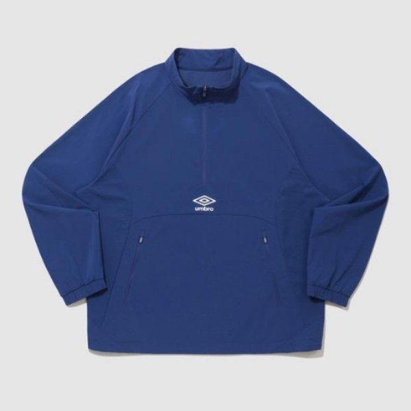 長袖Tシャツ KQF UQ121SWT22-BLU アクティブオールラウンドエアホールスタンドネックアノラック BLUE