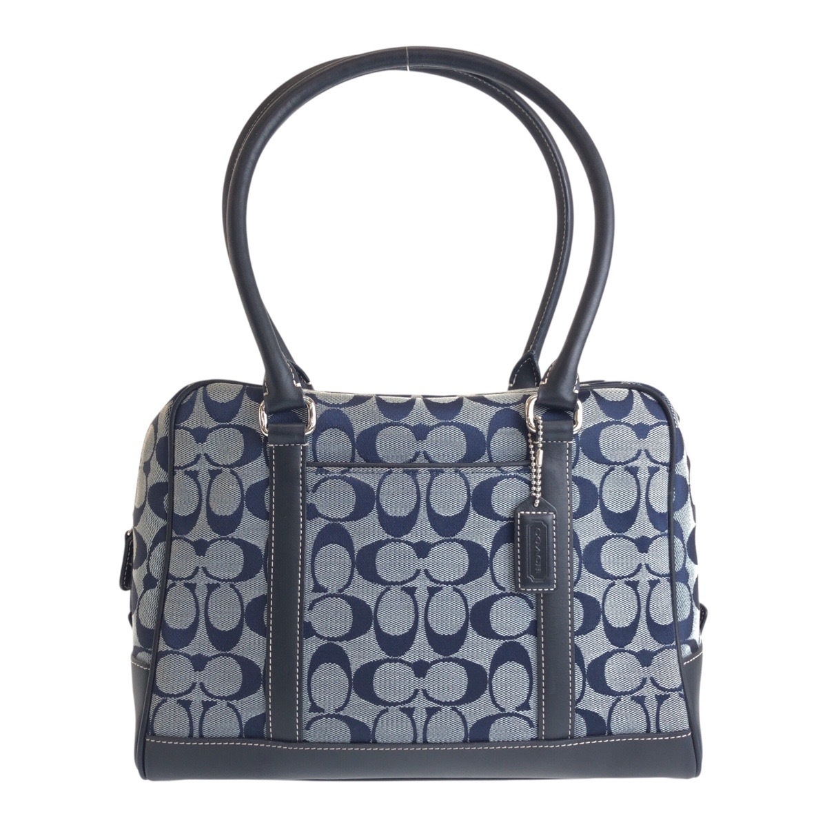 シグネチャー ネイビー シルバー金具 キャンバス/レザー L1J-6097 ショルダーバッグ レディース 505003 6,723円