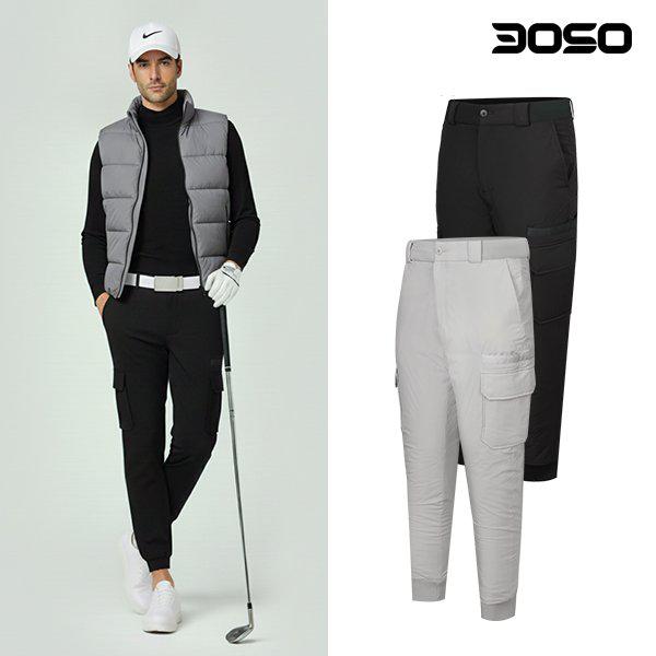 ゴルフウェア 男性 冬 パディング ジョガーパンツ メンズ ゴルフパンツ/KWKR