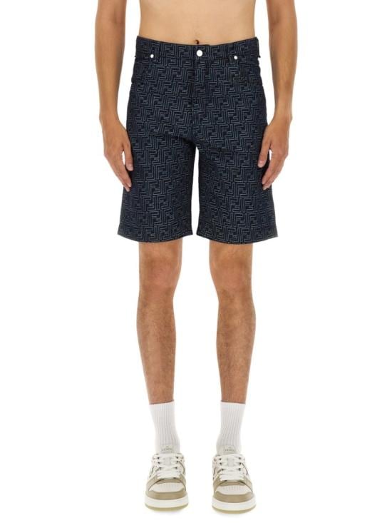 FENDI Men Shorts FLP369 AUX4F0BUZ Black