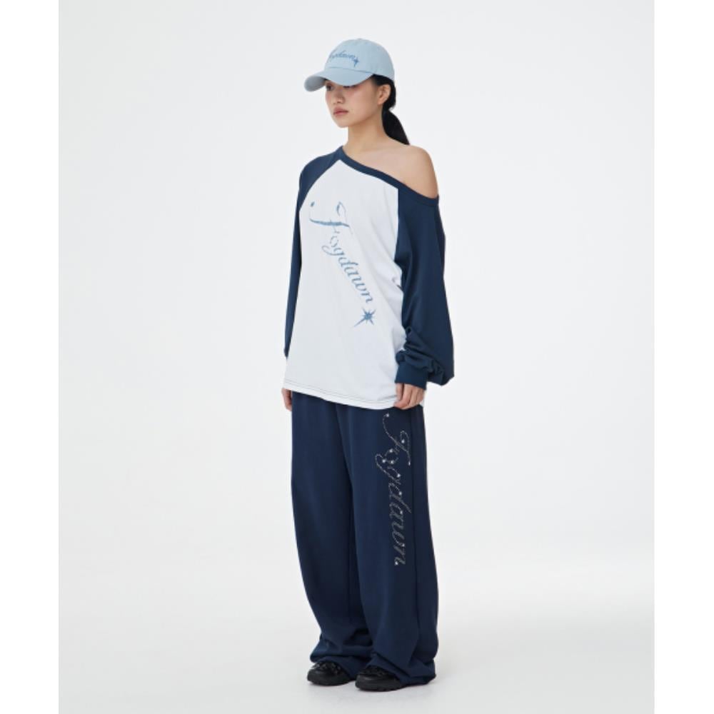 fogdawn Hotfix Star Sweatpants navy DA25SSP001NV