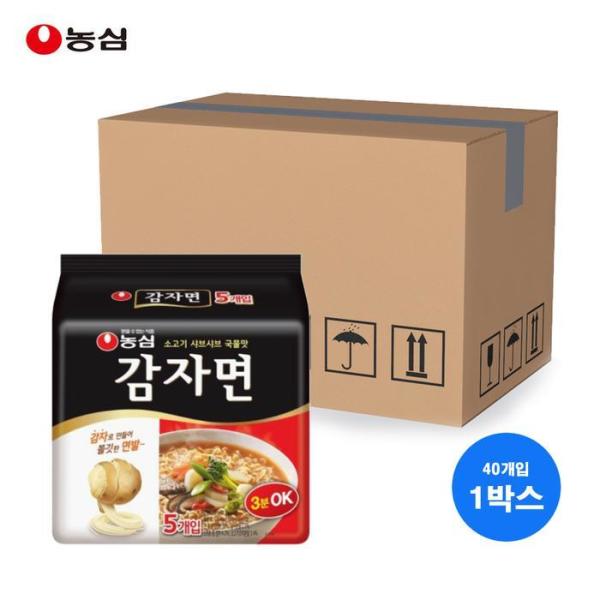 農心 じゃがいも麺 5入 マルチパック x 8P (40袋)