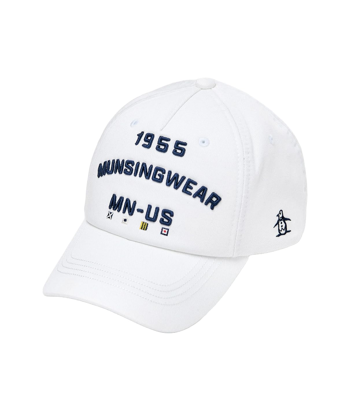 MUNSINGWEAR(マンシングウェア) キャップ定番 3Dロゴ刺繍 綿 コットン ベースボールキャップ ゴルフ MG5SCP04Mメンズ