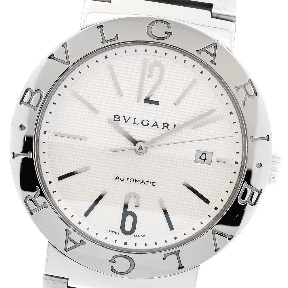 ブルガリ BVLGARI BB42SSAUTO ブルガリブルガリ デイト 自動巻き メンズ 箱・保証書付き_894077【中古】