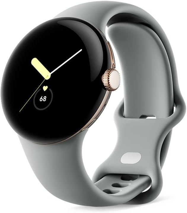 GA03182-TW Google グーグル Pixel Watch 心拍計機能 Polished Silver Chalk