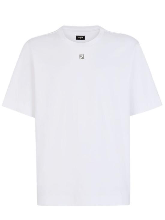 FENDI Men T-Shirts FY0936ARYY F0QA0 White