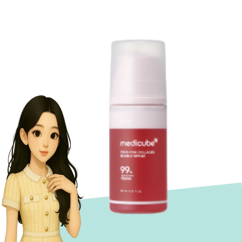 [10秒水光バブル] PDRN ピンク コラーゲン バブル セラム 95ml
