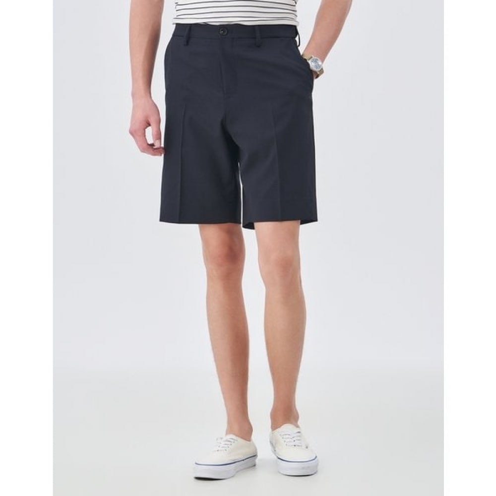 [24SS] ネイビーポリレクチャーセットアップショーツHZPA4B512N2 8,494円