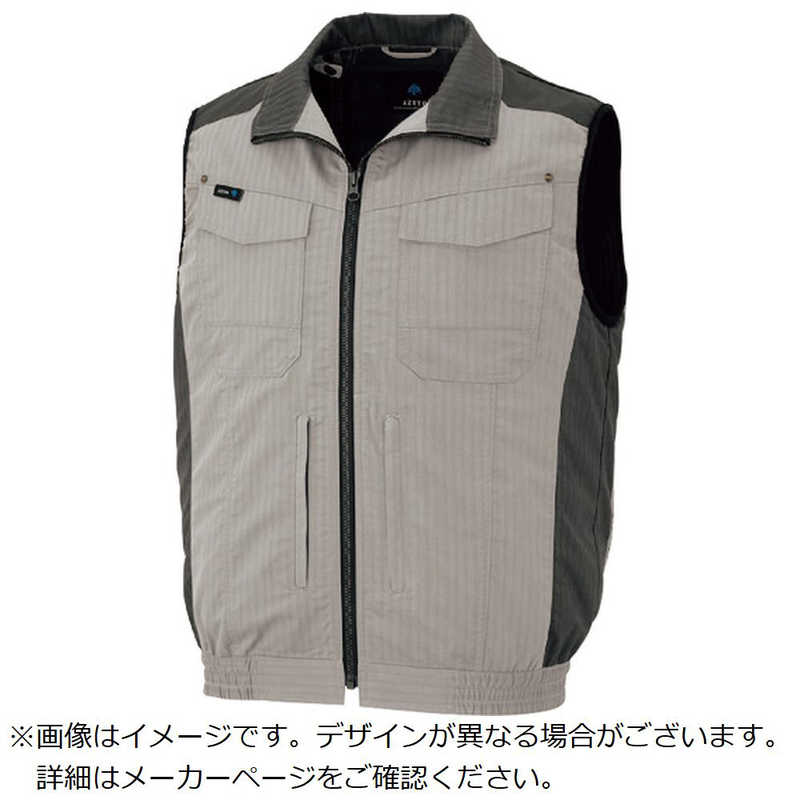 アイトス　空調服用ベスト ( 空調服 TM ) シルバーグレー 6L　AZ306970036L