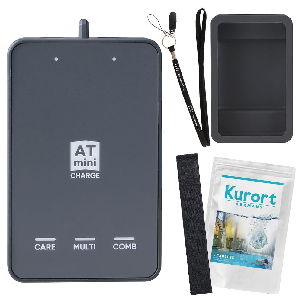 ATmini CHARGE ダークグレー (専用ケース ＋ 専用バンド ＋ 入浴剤/特典) エーティーミニ 伊藤超短波 32,625円