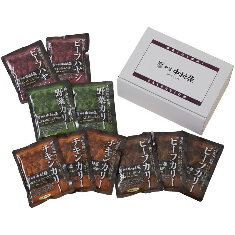 新宿中村屋 国産カリー/ハヤシセット