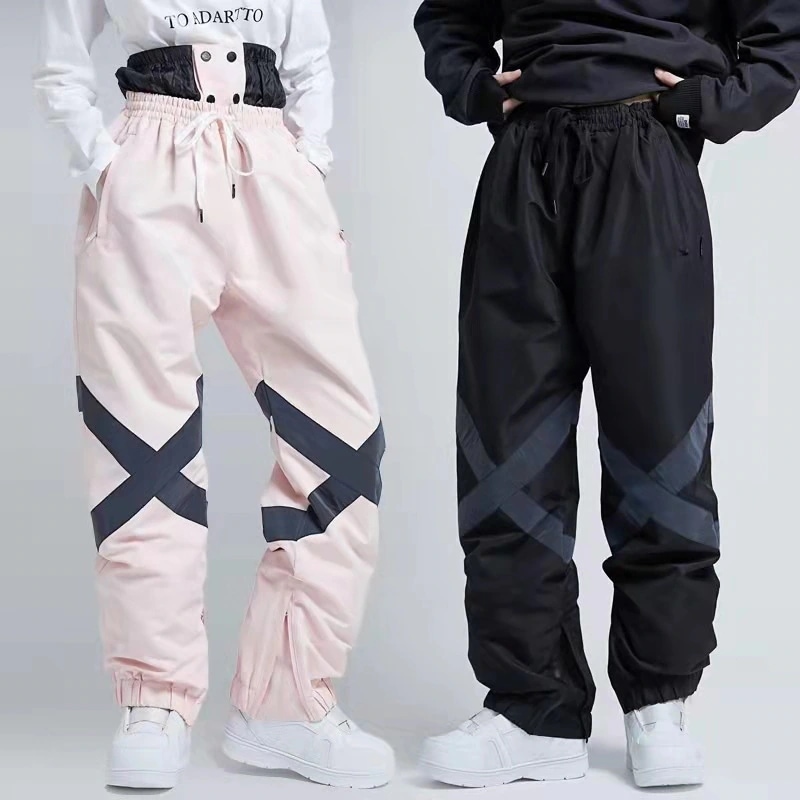 スノーボードウェア パンツ 単品 レディース メンズ 光反射 ボトムス ズボン スキーウェア スノボーウェア スノーウェア ロングパンツ 韓国風 男女兼用 スノボウェア 防水防寒防雪保温防風通気