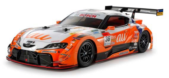 タミヤ 1/10 電動RCカー組立キット au TOM’S GR Supra 塗装済みボディ （TT-02シャーシ）【58703】 ラジコン T 58703 RC au TOMS GR スープラ トソ