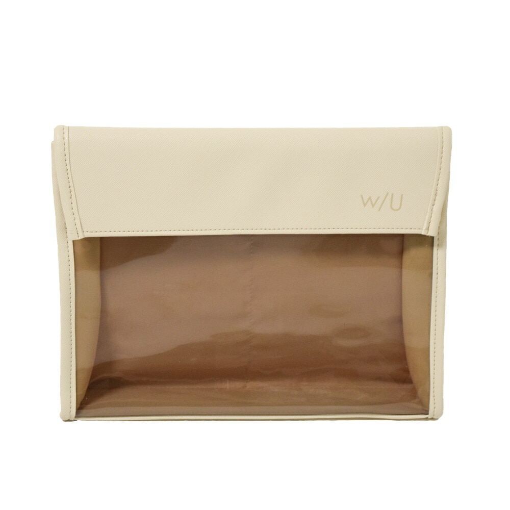 （まとめ買い）w/U A5ポーチ アイボリー WU-BIBA5IV [x3]