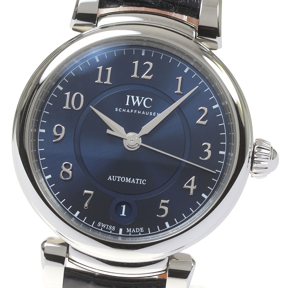 IWC IWC SCHAFFHAUSEN IW458312 ダ・ヴィンチ・オートマティック 36 デイト 自動巻き ボーイズ 良品 保証書付き_821089【中古】