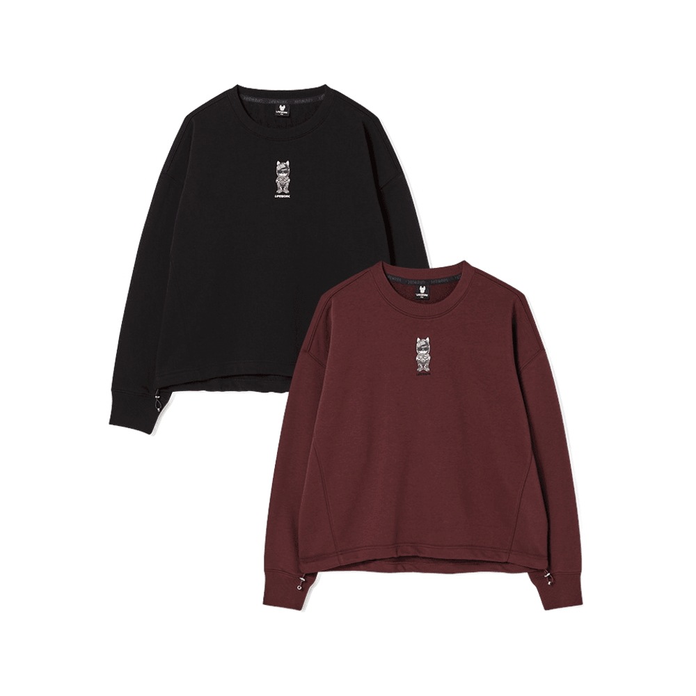 レディース）ソフトミニヒップドッグマンツーマンTシャツ