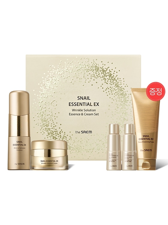 スネイル(カタツムリ)エッセンシャルEXリンクルソリューションエッセンス&クリームスペシャルセット (50ml+50ml [Sample : 31ml+31