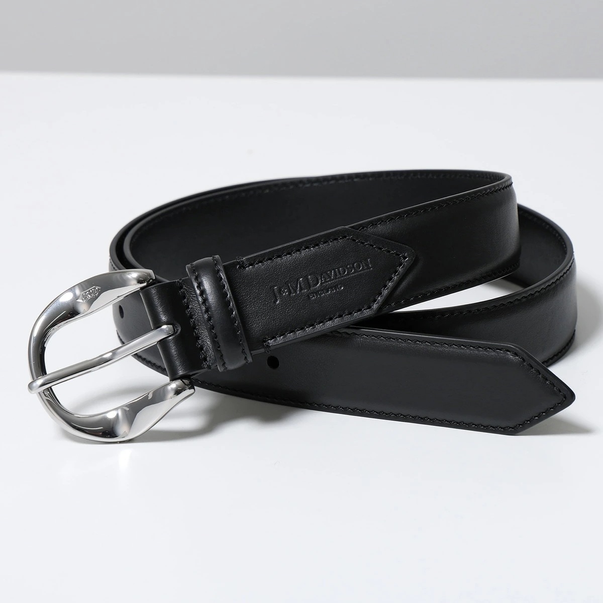 J&M DAVIDSON ジェイアンドエム デヴィッドソン ベルト DISK BUCKLE BELT 30MM ディスクバックル BDBB-0XX-SC30 メンズ レザー 999S/BLACK