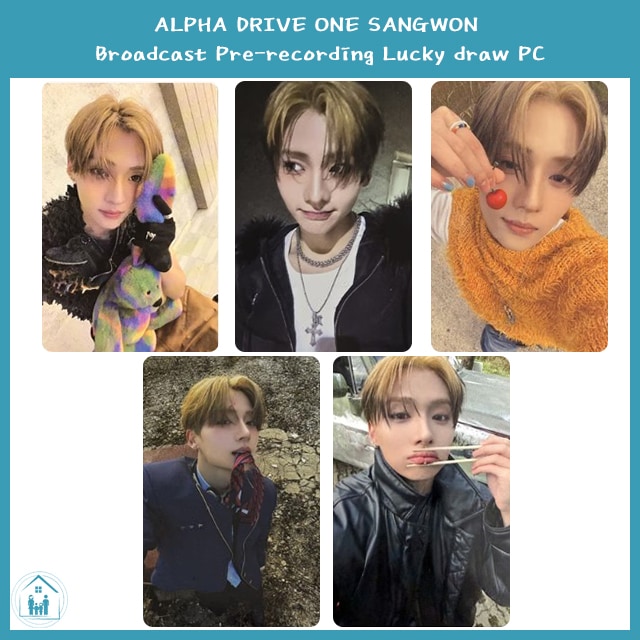 ALPHA DRIVE ONE SANGWON Photo Card Broadcast Pre-recording Lucky draw PC