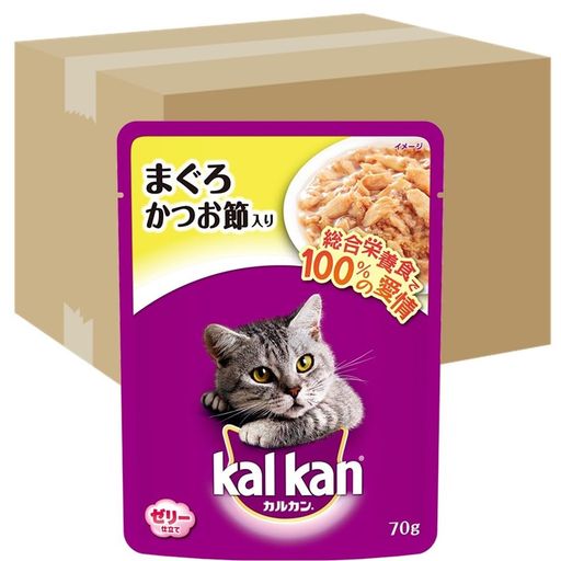 カルカン パウチ まぐろ かつお節入り キャットフード 70G×160袋 (ケース販売) 17,150円