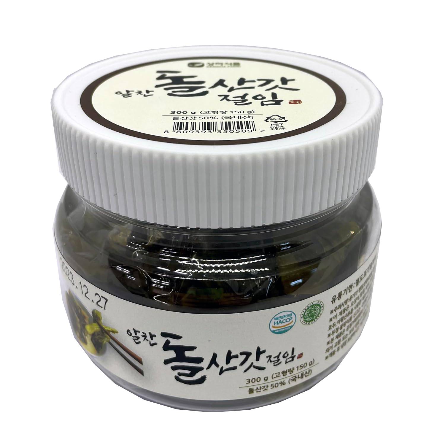 ALCHAN 韓国産 ドルサン カラシ菜 醤油漬け 300g 甘辛 韓国おかず 焼肉 ご飯のお供
