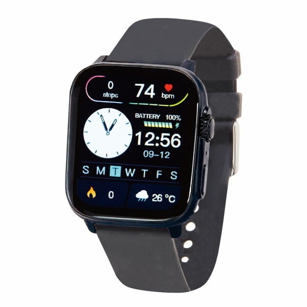 ファミリーライフ ファミラ 通通話SOS機能付き大画面スマートウォッチ ACアダプター付き メーカー直送