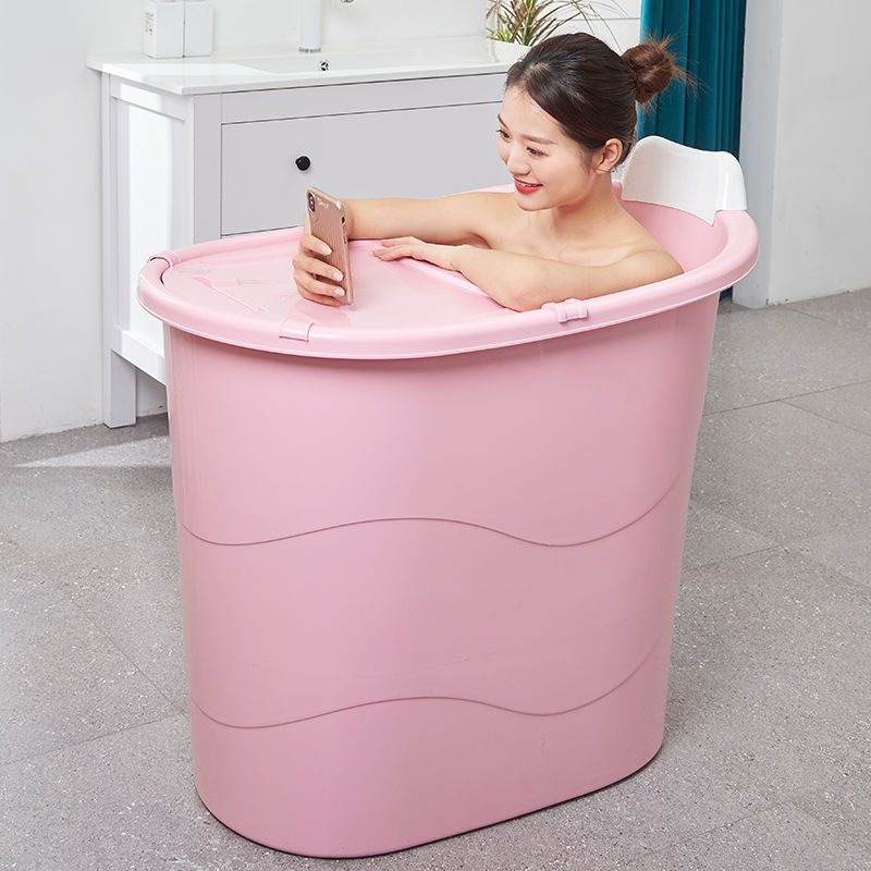 家庭用小戸型風呂桶成人風呂桶全身風呂桶厚い風呂桶大人風呂プラスチック風呂