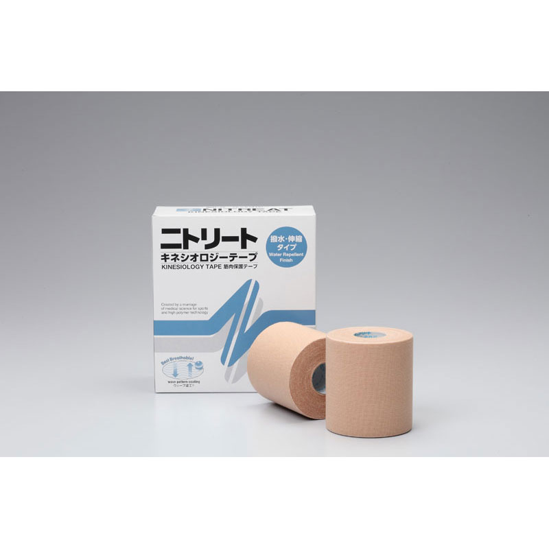 ニトリート NITREAT キネシオロジ-テ-プ(撥水タイプ) 4巻入リ テーピング (NKH-75)
