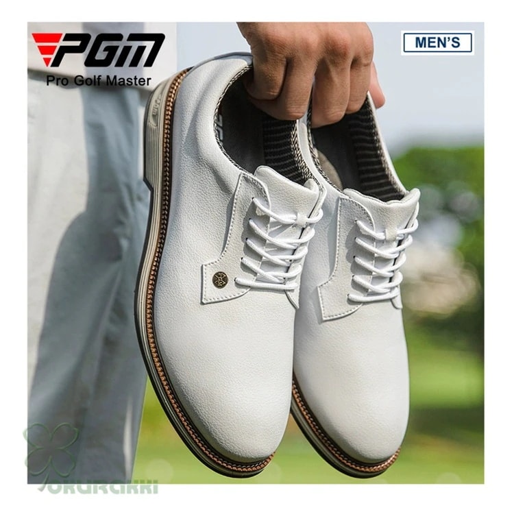 ゴルフ ゴルフシューズ 夏用 帯式 ソフトスパイク メンズ スパイクシューズ スニーカー 靴 紳士 防水性 人工皮革2505gfshoe05